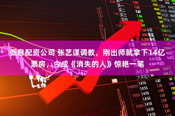 低息配资公司 张艺谋调教，刚出师就拿下14亿票房，今成《消失的人》惊艳一笔
